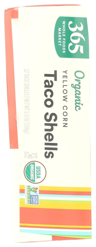 , Organic Yellow Taco Shells, 5.5 Ounce