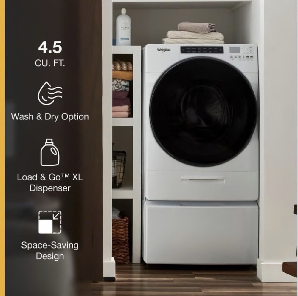 4.5 Cu. Ft. Ventless Washer Dryer Combo | Powerful All-In-One Laundry Solution