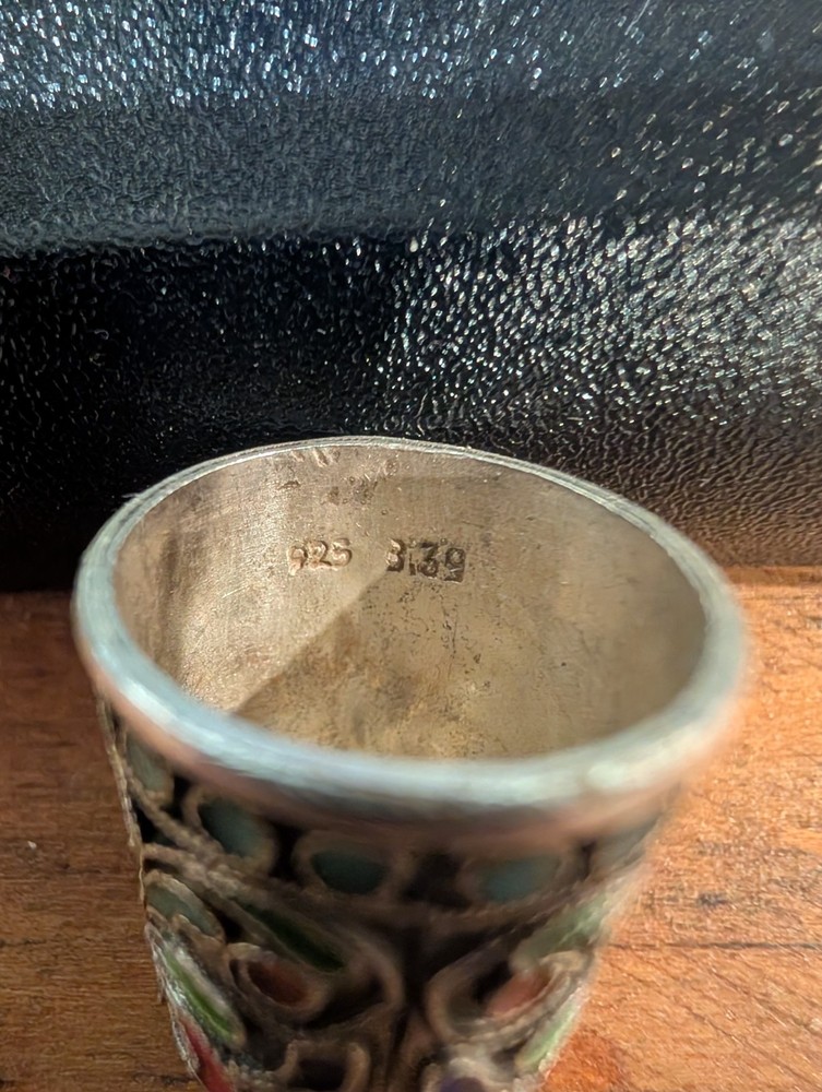 Sterling Silver (925) Decorative Thimble