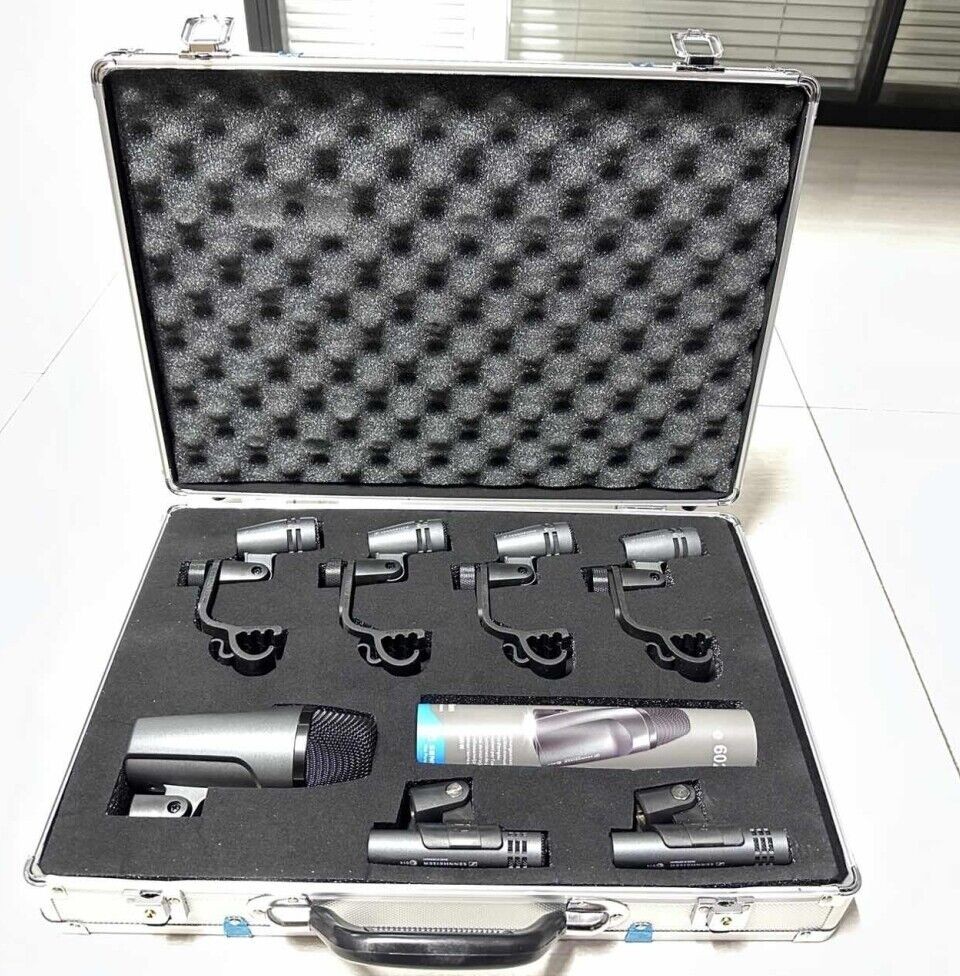 GENUINE Sennheiser Drum Kit 600 e600 Drum Mic Package with Case e602 e604 e614