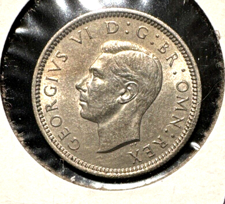 Great Britain 1950 6 pence KM 875 AU