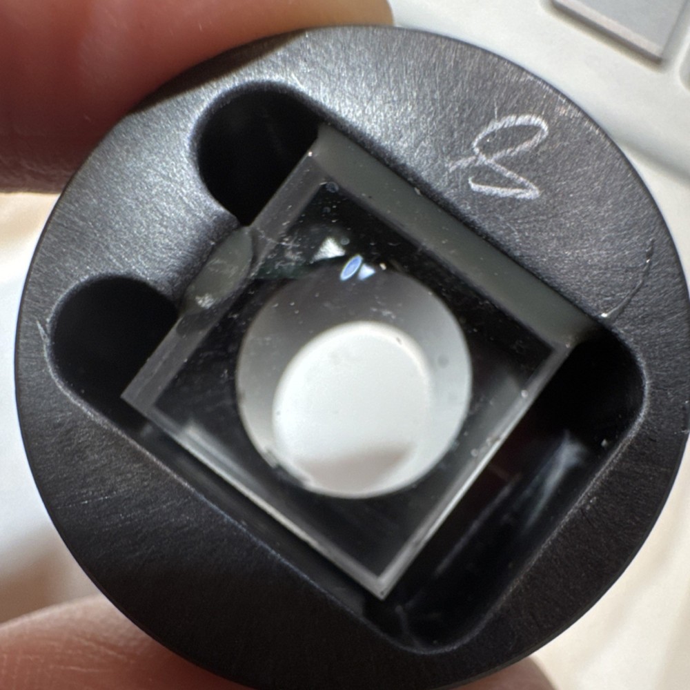 Microscope Lens Holder Black Optical Accessory Biological Laboratory Component