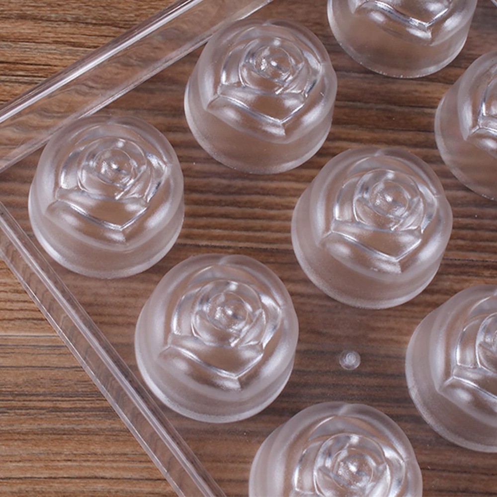 ZEAYEA 4 Pack 87 Grids Polycarbonate Chocolate Mold, Candy Making Mold, DIY M...