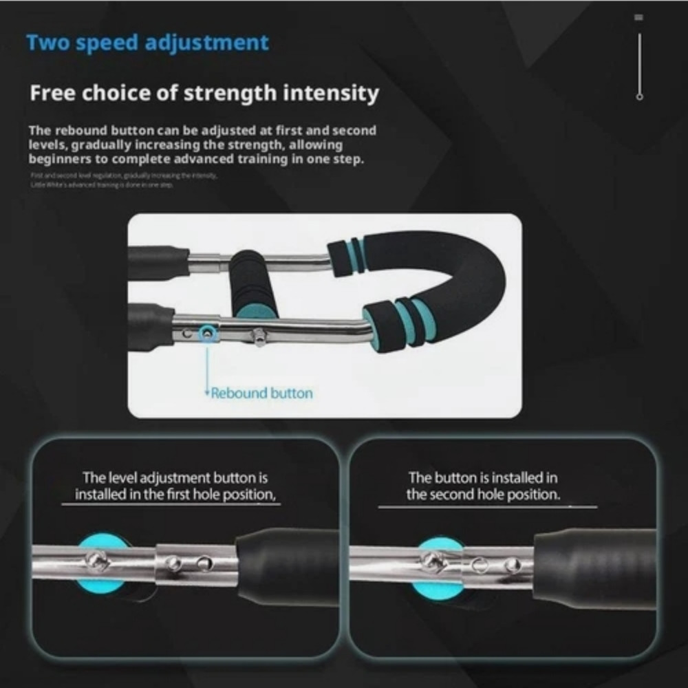 Adjustable Arm Exerciser Wrist Strength Trainer Home Chest Expander Exercise