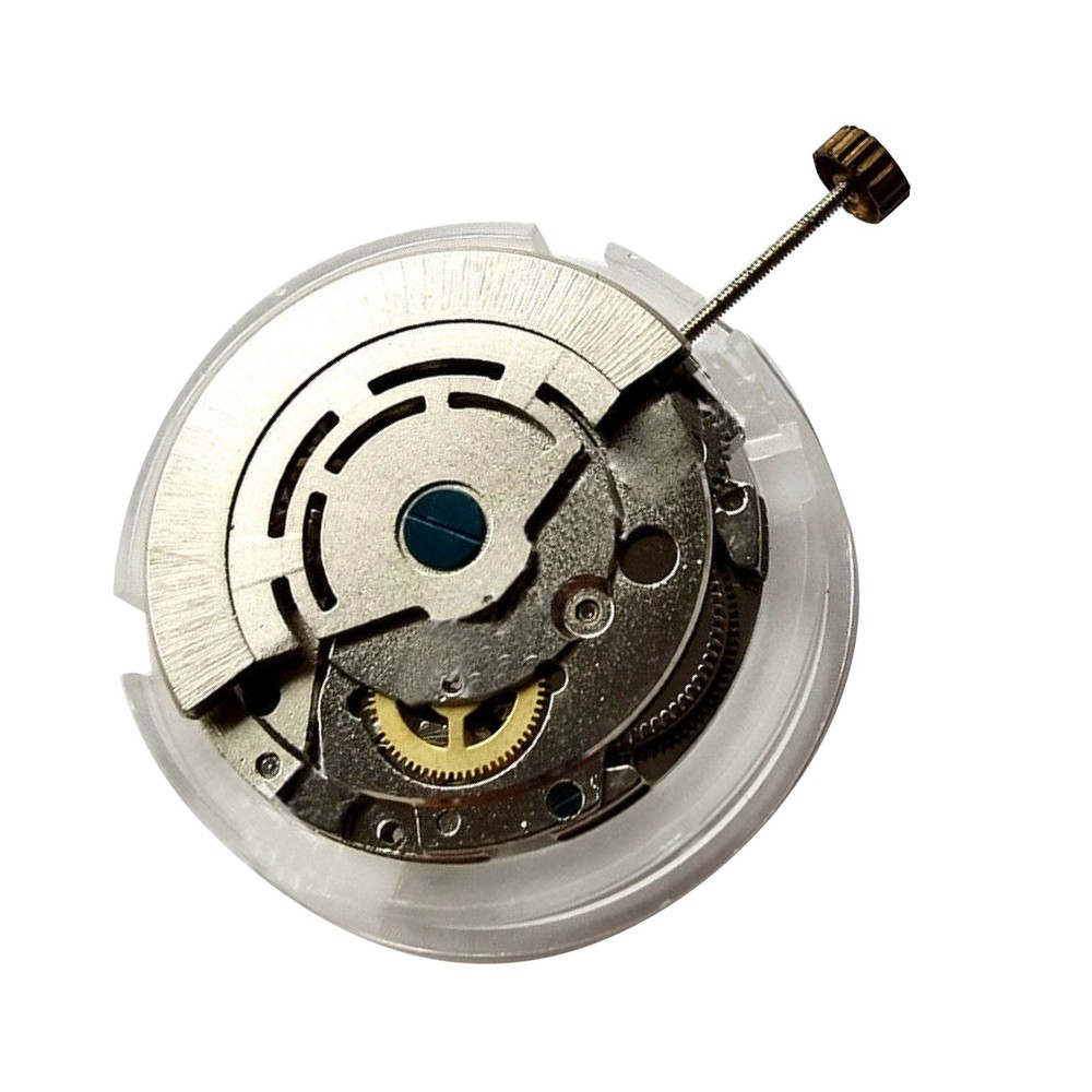 Replace Watch Automatic Mechanical Movement Black Date Calendar @3 For 2813 8215