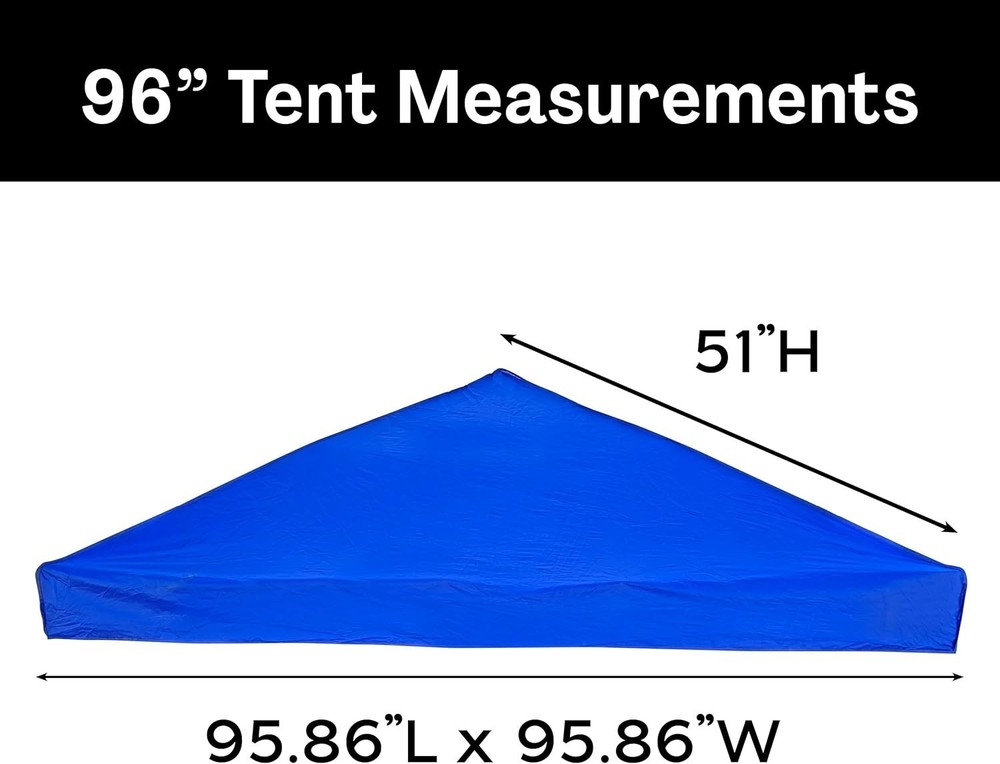 8x8 Pop Up Canopy Top Replacement Cover Top Only