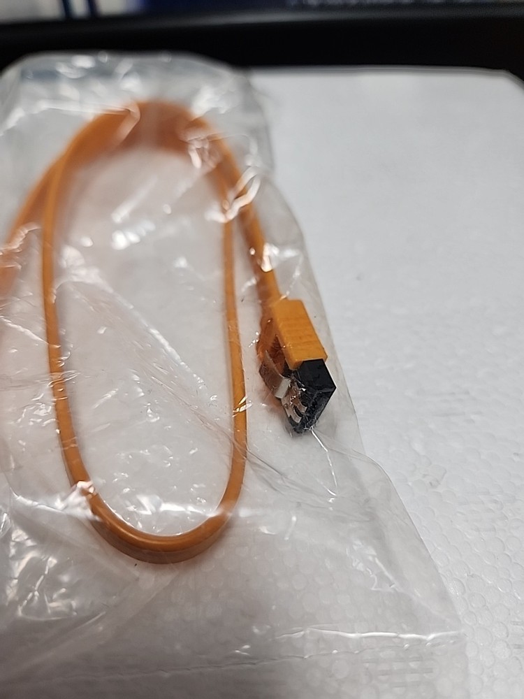 BIOSTAR Accessory | SATA Cable | Orange | Latching | 18" | NEW