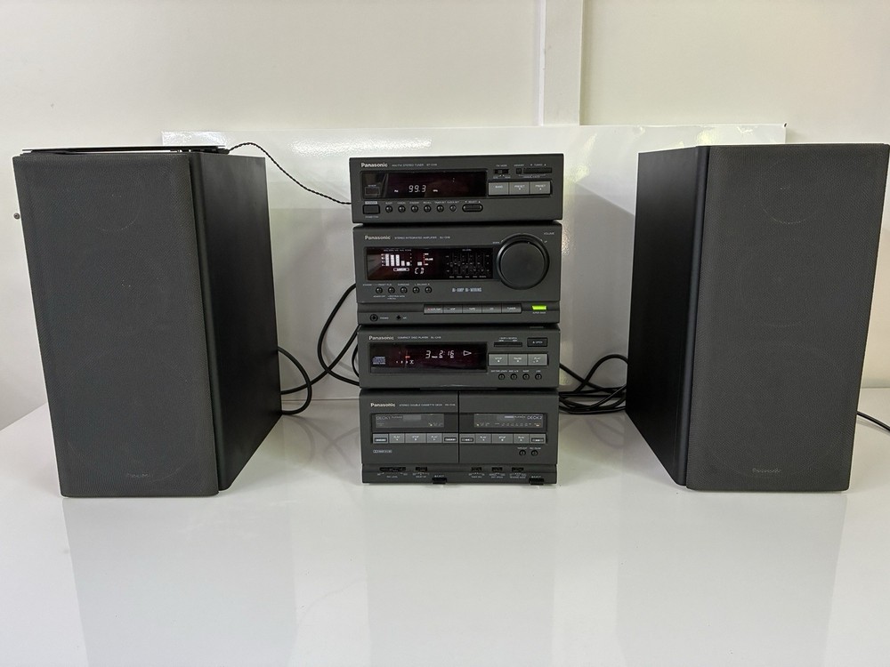 Vtg Panasonic SC-CH9 Stereo Integrated Amplifier & CD/Cassette System Tested