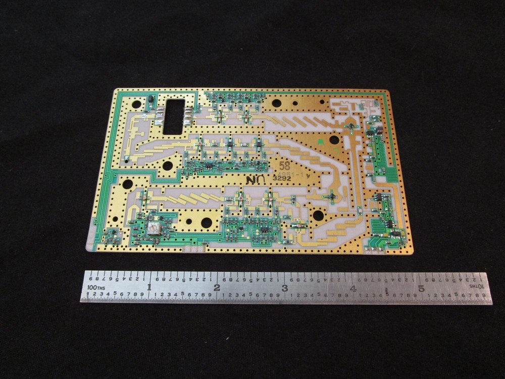 Sample Microwave Stripline Filter PCB Educational UHF GHz Microstrip Bandpass