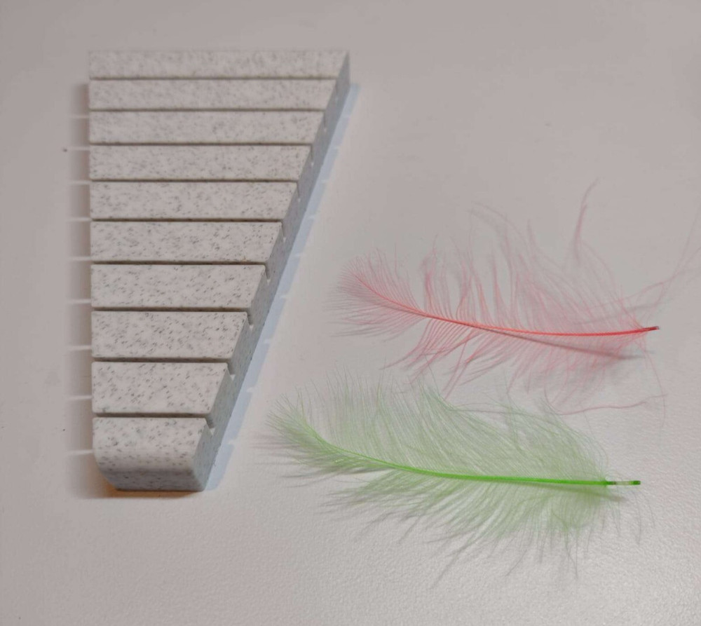 Fly Tying Feather Folder - CDC Feathers Block