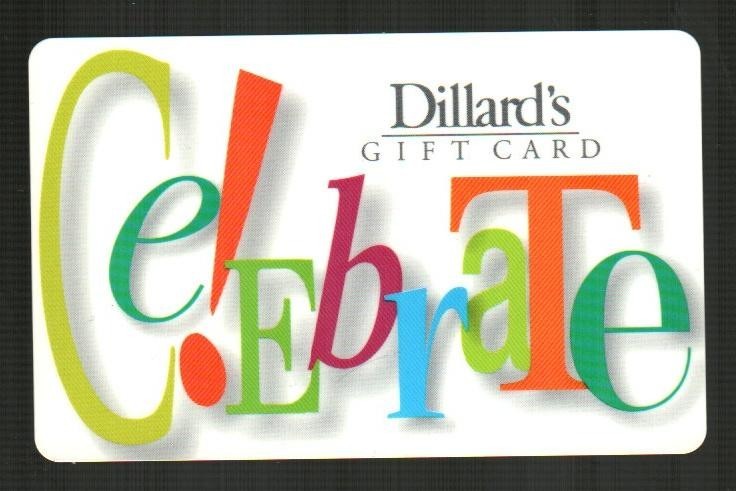 DILLARD'S Celebrate ( 2006 ) Gift Card ( $0 )