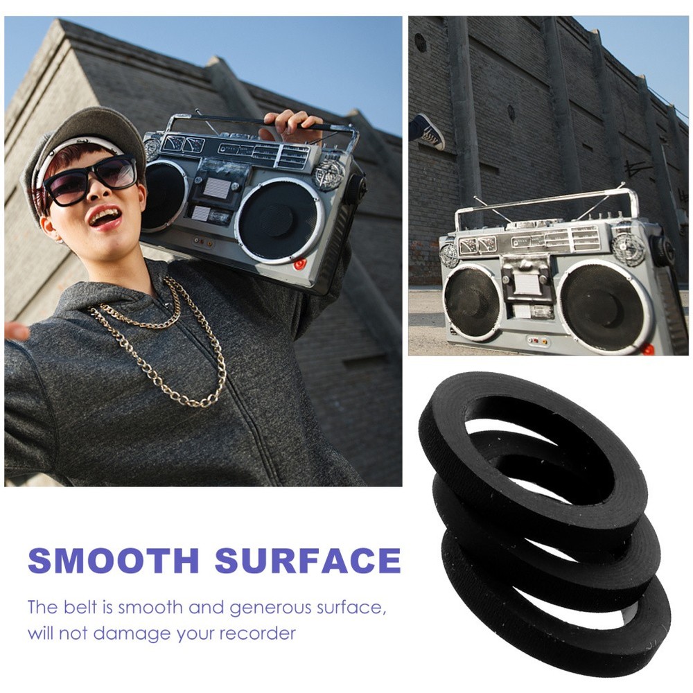 3 Pcs Closed Loop Timing Belt Rubber Belts Cassette Removal Tool