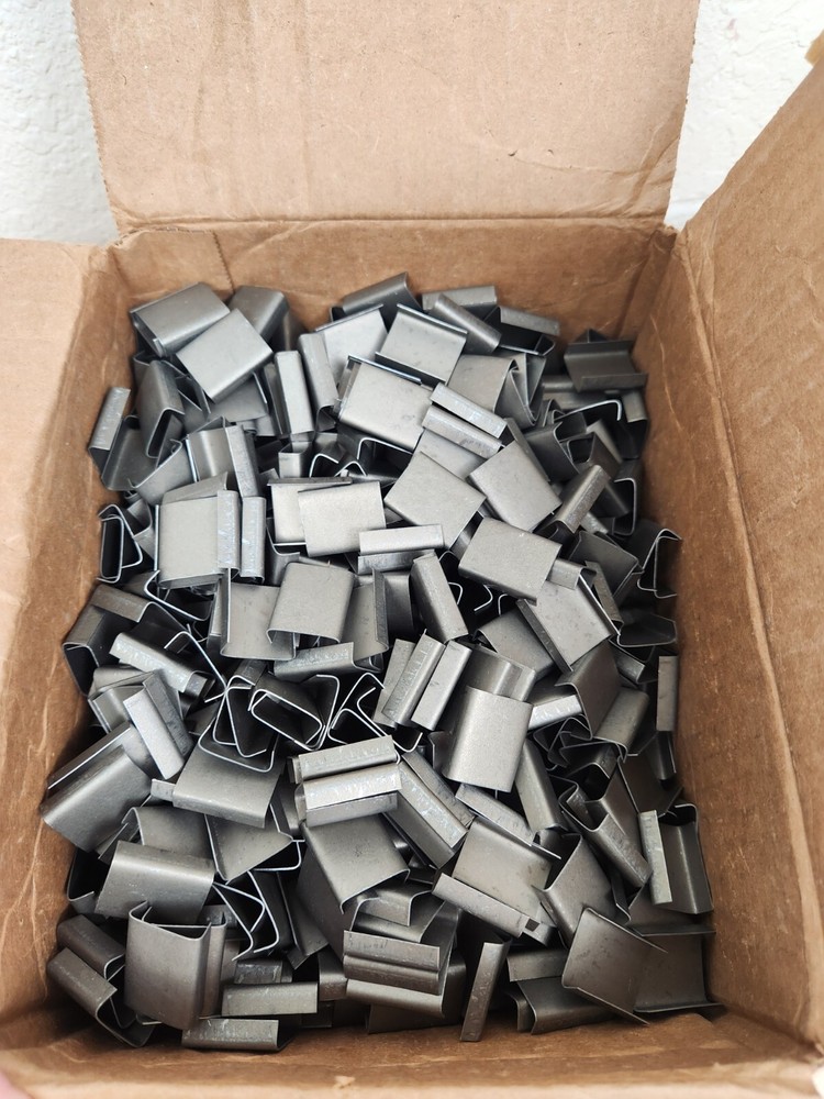 IDL Packaging Open Snap-On Seals for 3/4" Strap Width Steel Strapping Pack 1000