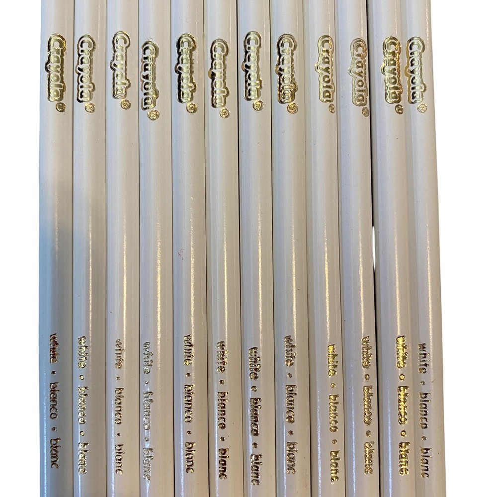 New Crayola Colored Pencils 12 Count White