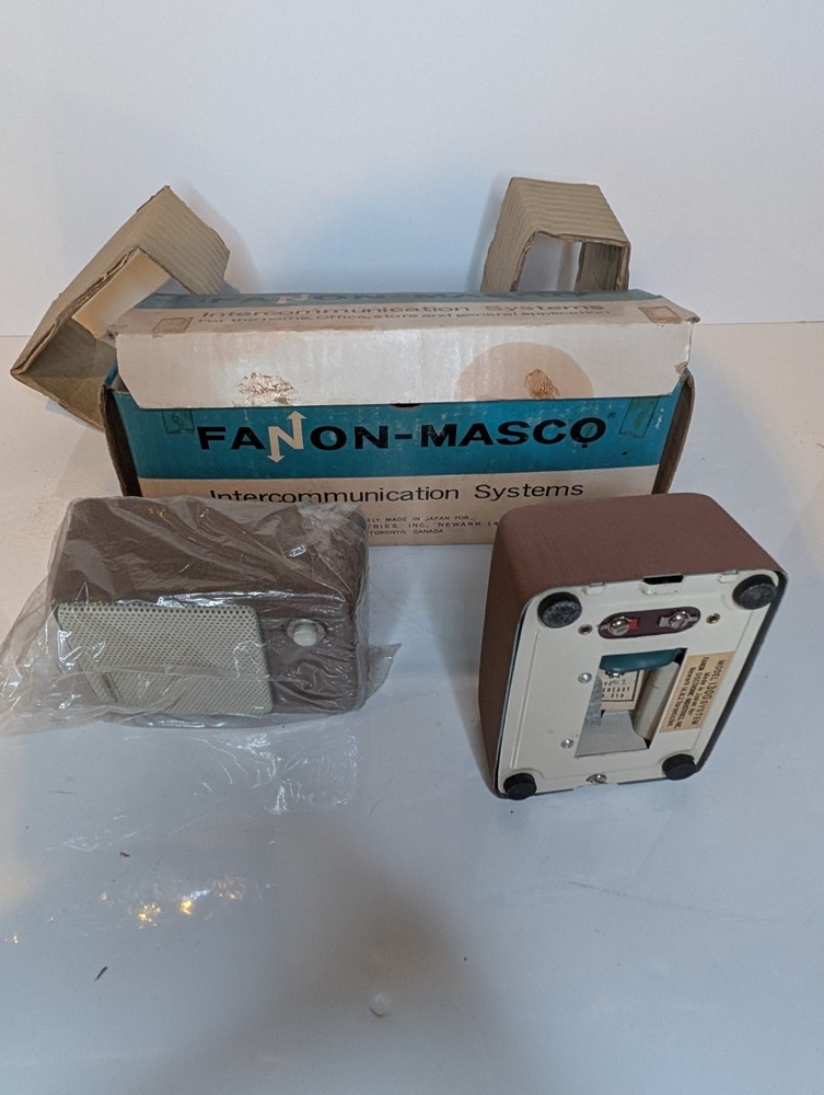 Fanon-Masco EC-2 Intercom System 9V Battery Powered In Original Packaging