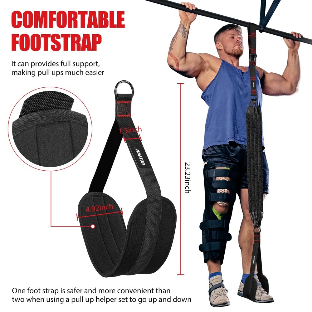 Pull Up Assistance Bands 260lbs, Heavy Pull Up Bands Resistance Bands for Pul...