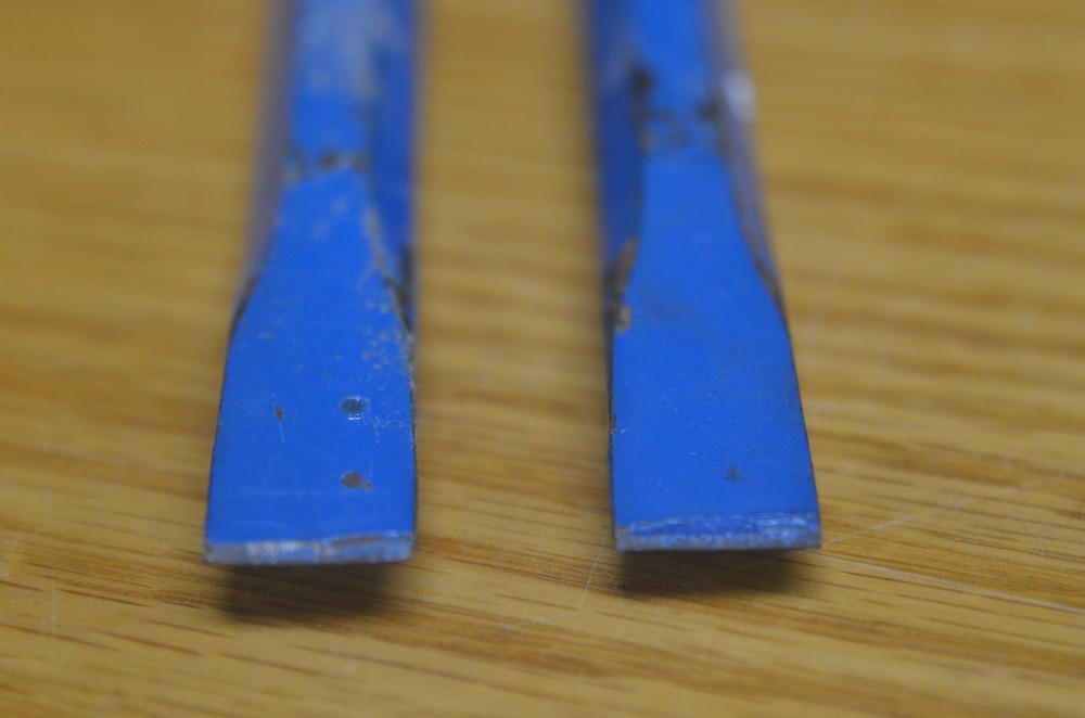 Two 5/8in. Octagonal Chisels 12" Long (1-B)