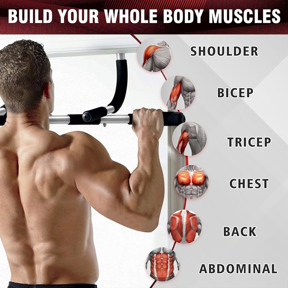 Door frame pull-up bar sit-up multi-functional home fitness machine