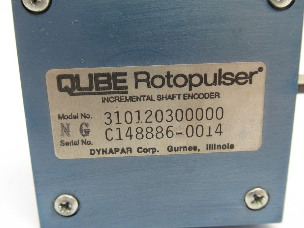 Dynapar 310120300000 Incremental Shaft Encoder 1/4" Single End Shaft USED