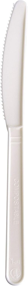 Amazon Basics Compostable Knives, Pack of 250, White Plastic Knife