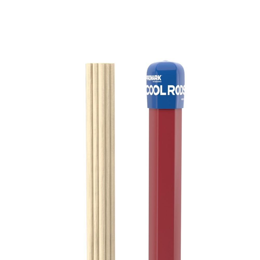 2 Pairs ProMark C-RODS Cool Rods - Specialty Dowel Drumsticks (Two Sets)