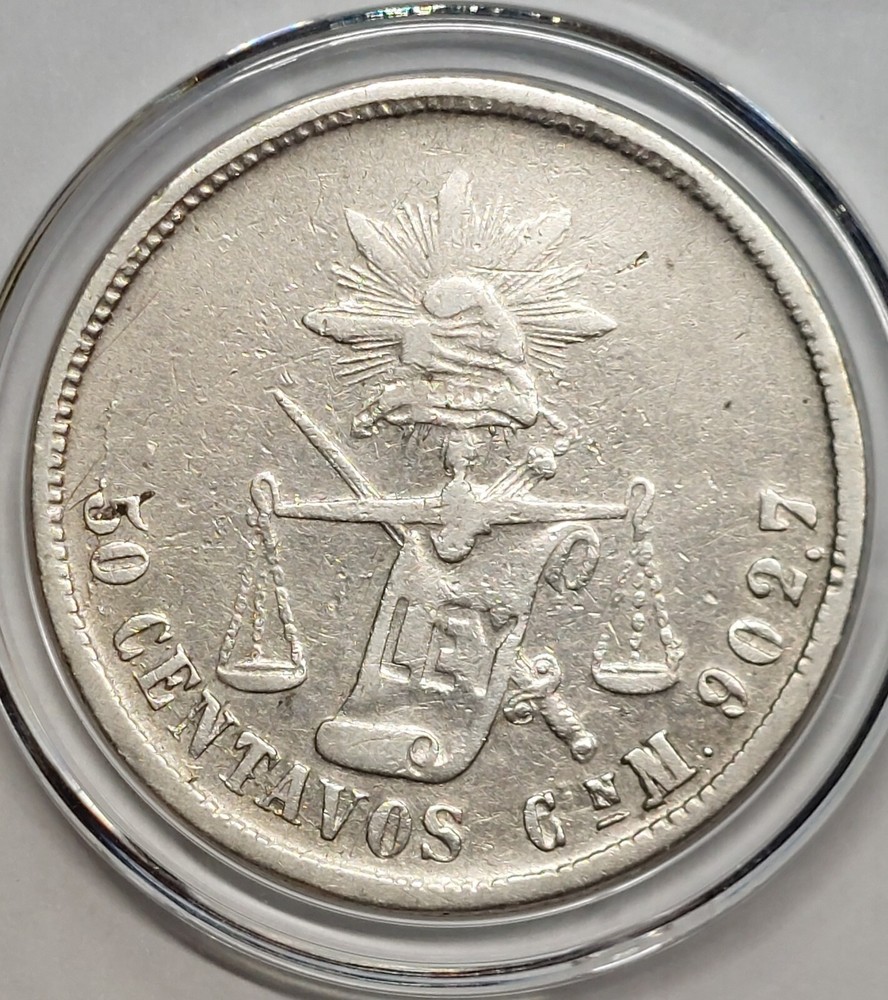 1885/3 Cn M/H - 50 Centavos Mexico