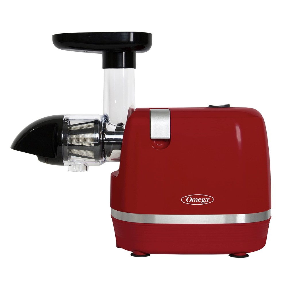 Omega H3000RED Cold Press 365 Juicer Slow Masticating Extractor Creates Delic...