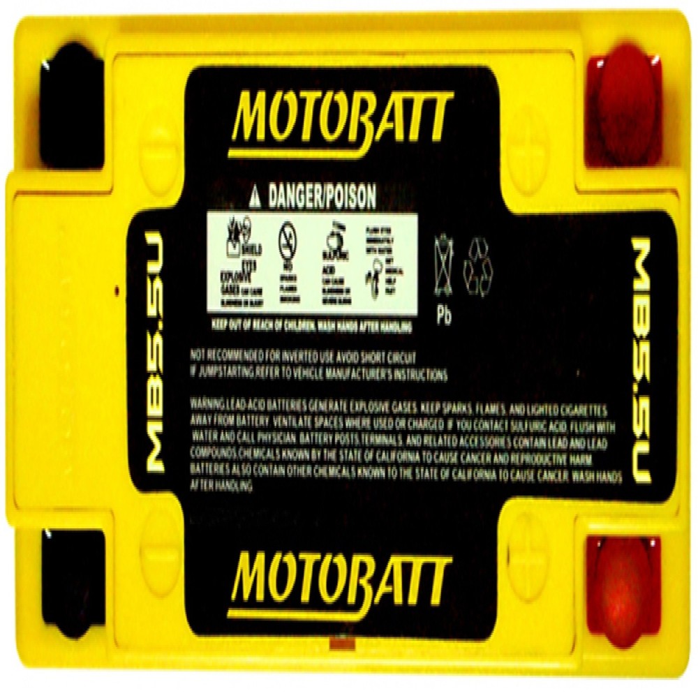 Motobatt Battery For Gilera ER Kick-Start 350cc