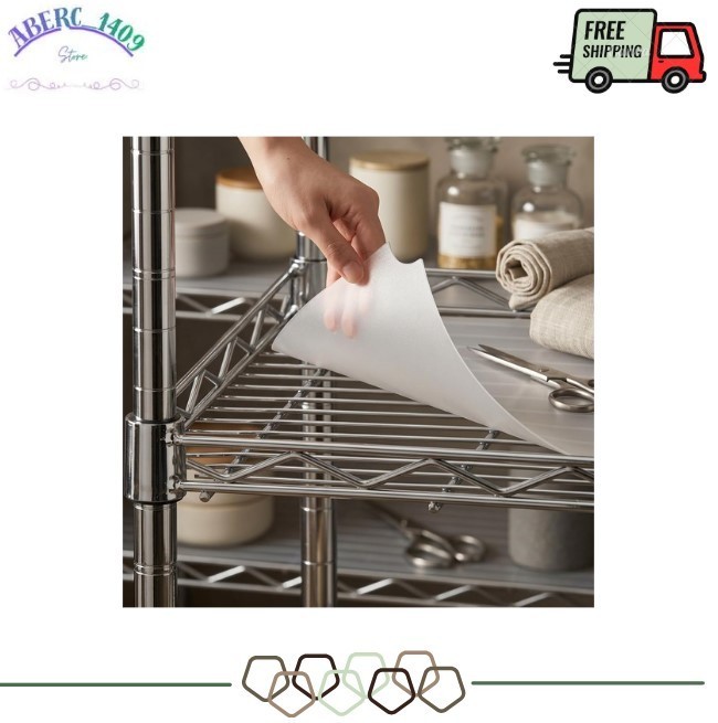 Wire Shelf Liners 10 Pack, 18"x48" Heavy Duty Waterproof