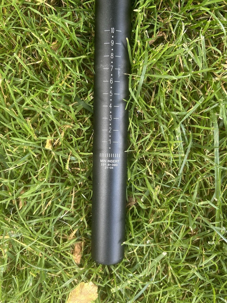 Bicycle Seat Post 31.8 Black Aluminum