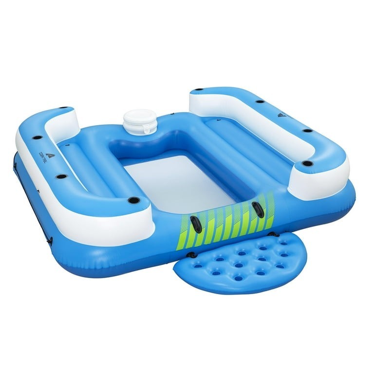 Ozark Trail 43903E Water Pool Inflatable Square Island Float 🆕