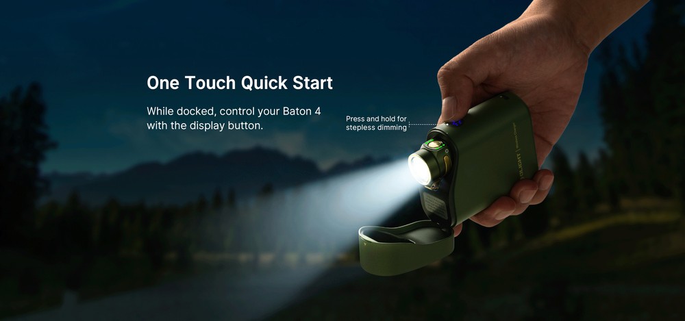 Olight Baton 4 1300 Lumen Rechargeable EDC Flashlight