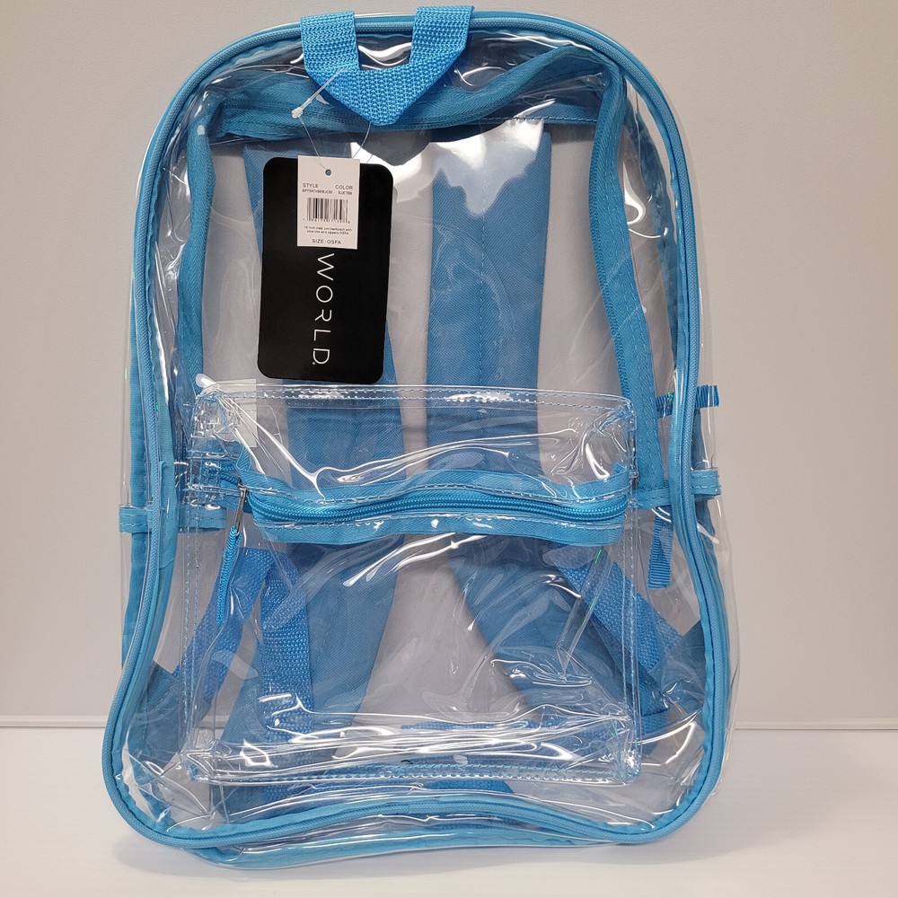 BioWorld Clearview BackPack w Turquoise Trim