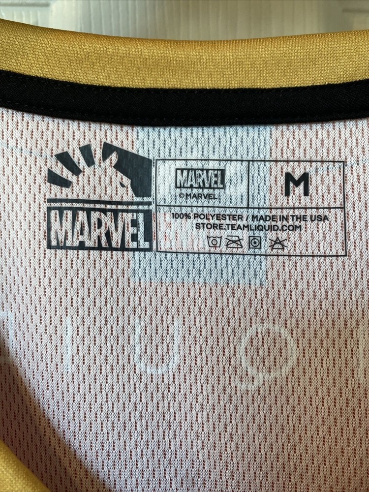 LIQUID X MARVEL IRON MAN JERSEY WOMENS SZ MEDIUM