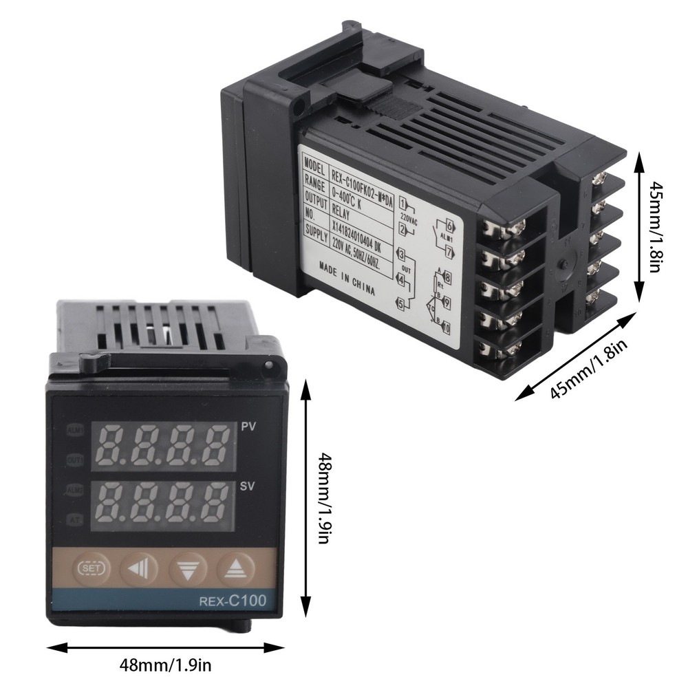 BERM PID Thermostat Digital Temperature Controller Switch For Temperature Detect
