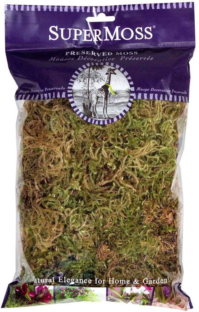 SuperMoss 21504 Dried Forest Moss Dry, 2 Ounces, Natural 2