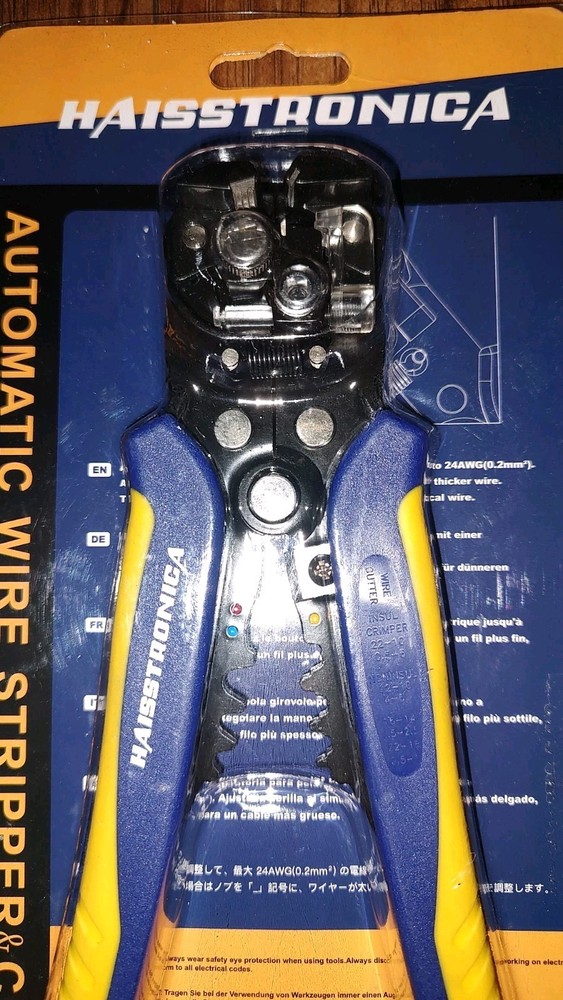 HAISSTRONICA Automatic Wire Stripper & Crimper 10-24 AWG
