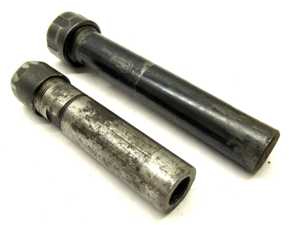 2 ER16 COLLET CHUCK EXTENSIONS w/ 3/4" SHANKS
