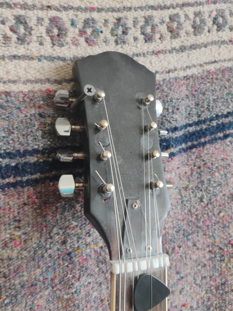 Temu Dobro Converted To Octave Mandolin 8 String. G-D- A-E With PU