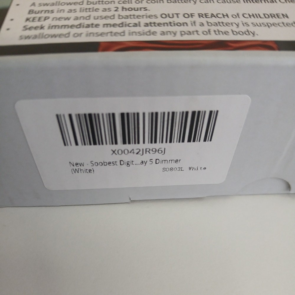 Gym Timer Digital Clock, Soobest Timer w/ Remote, Countdown Timer New in Box