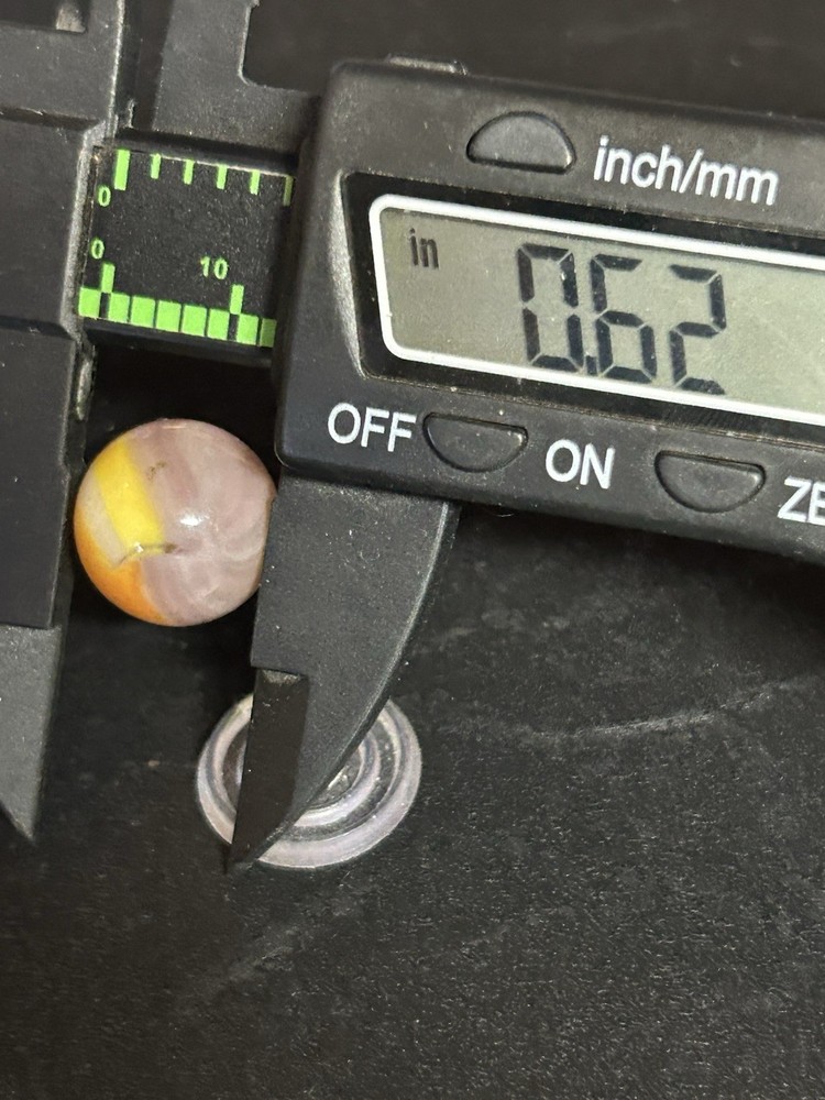 Vintage Vitro Agate Co. "Easter Egg" Marble. 0.62" Mint. Beautiful Example