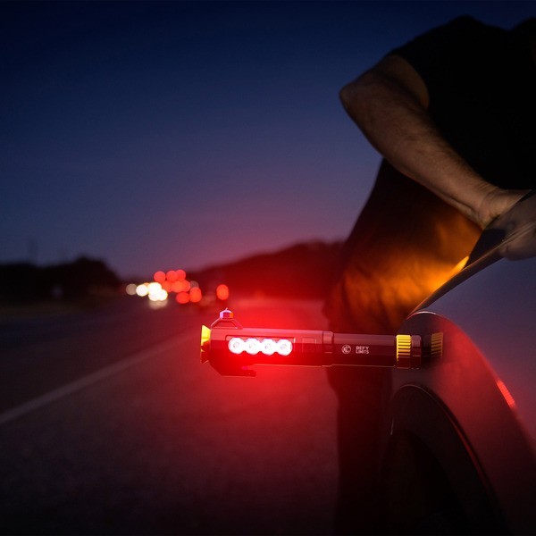 KC Auto Light with Emergency Tool, 2 Pack 1000 Lumen Rechargeable Flashlight Set