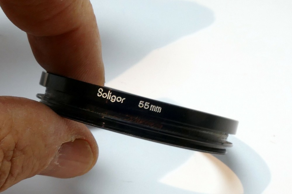 Soligor 55mm to 55mm ring Metal adapter threaded