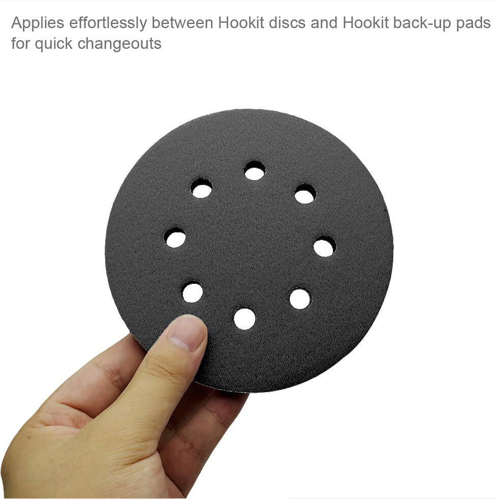 6" Hook & Loop Foam Interface Buffer Backing Pad for Sanding Pads Sanding Disc