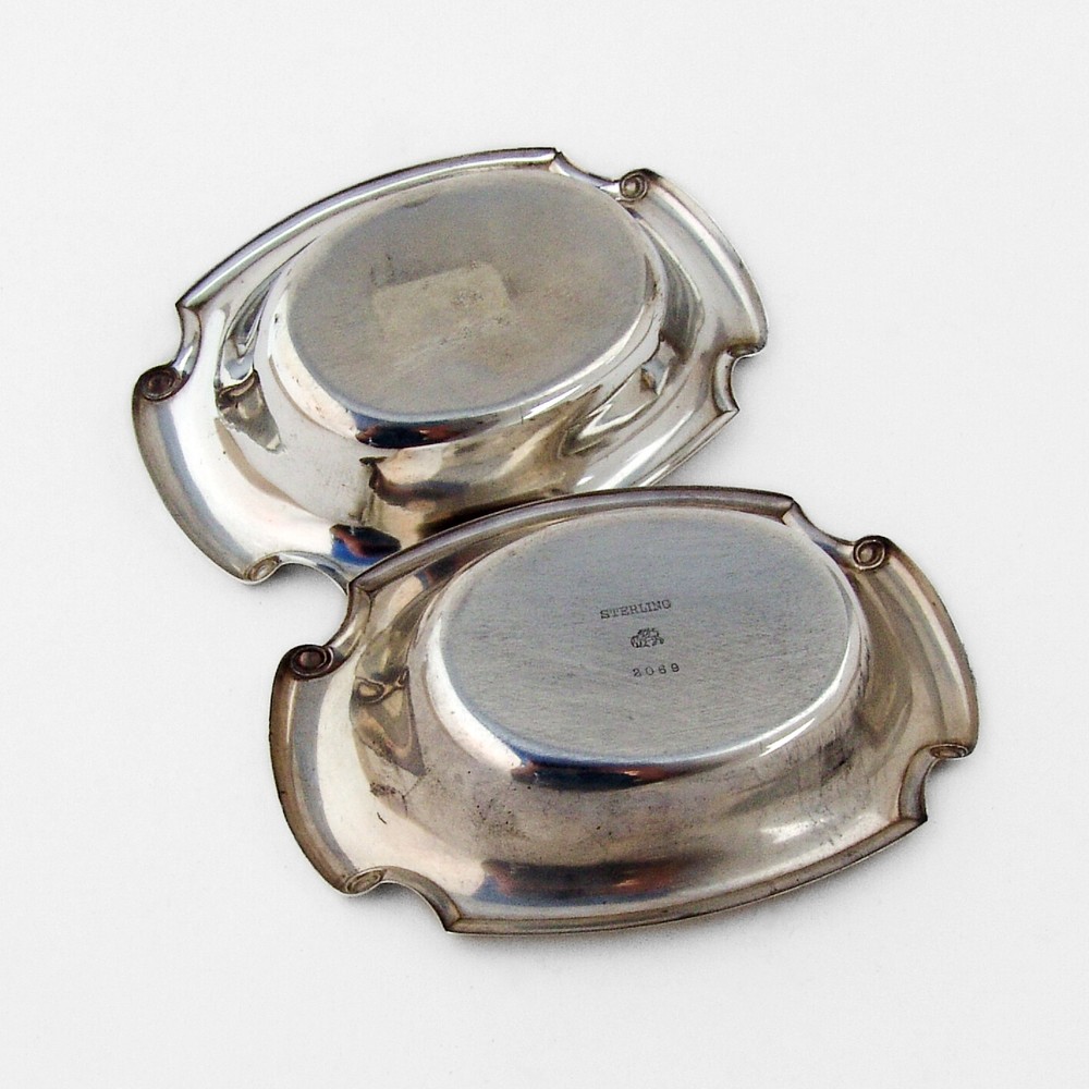 Nut Cups Pair Whiting Sterling Silver No Mono
