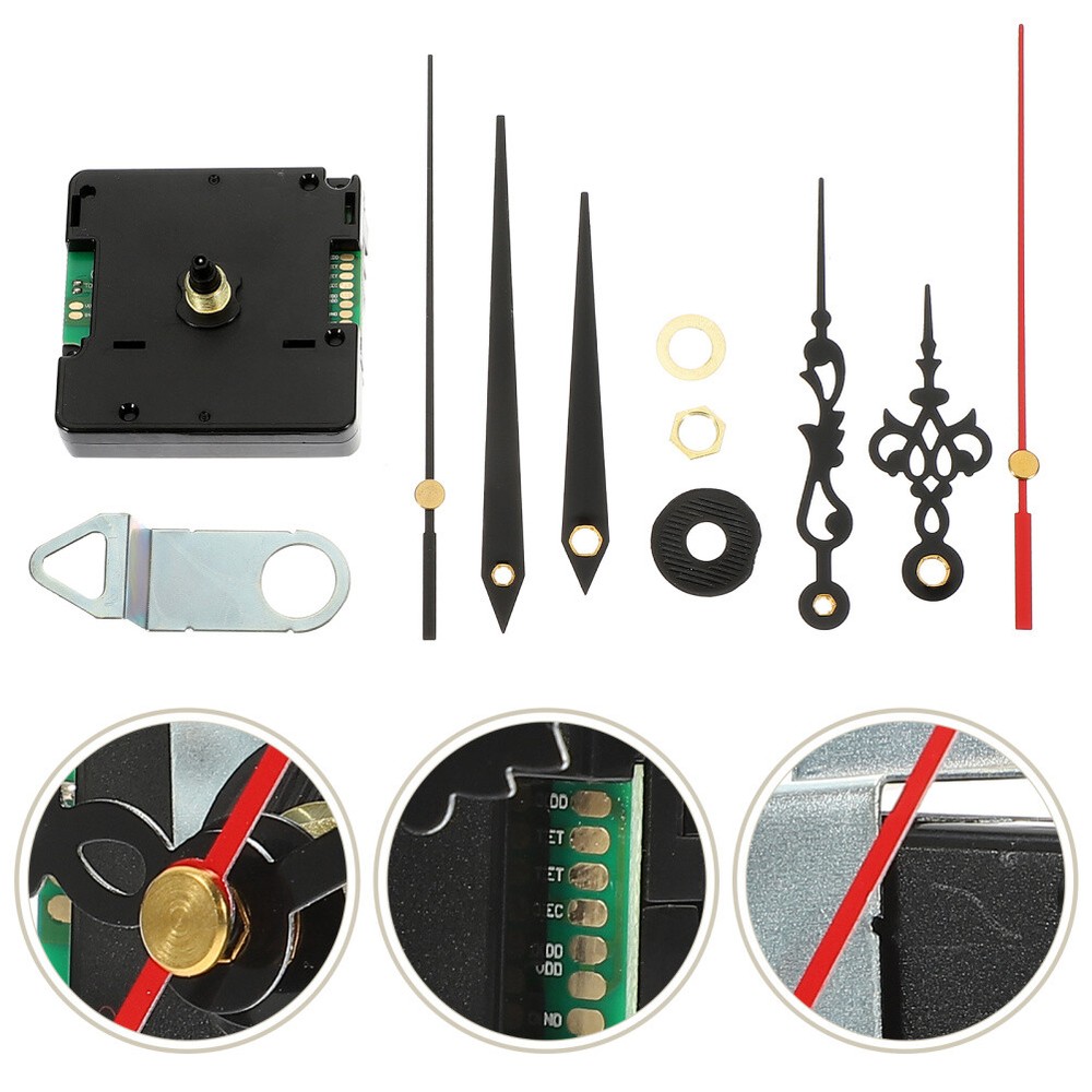 Radio Controlled Clock Movement Replacement Parts Mechanism Wireless