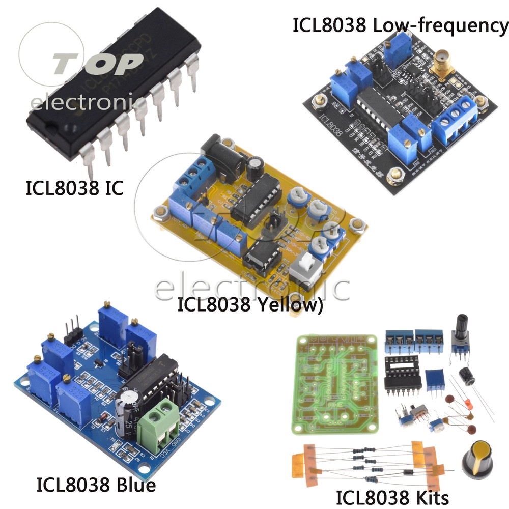 ICL8038 DC DDS Signal Generator Module/IC/DIY kit Sine Square Triangle Wave