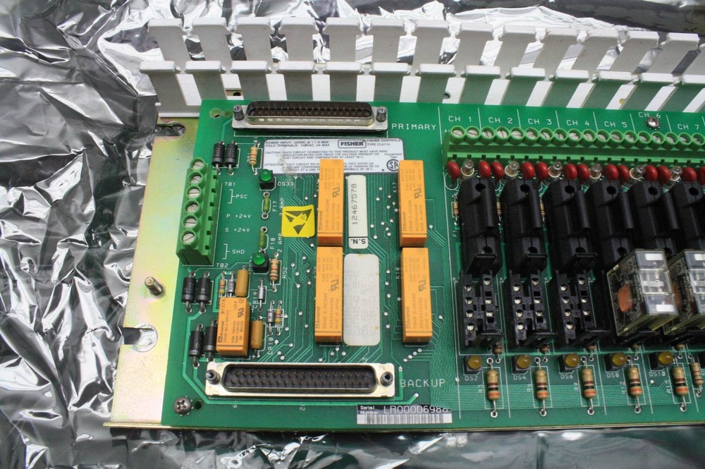 Fisher Controls CL6774 Relay Output I/O Board