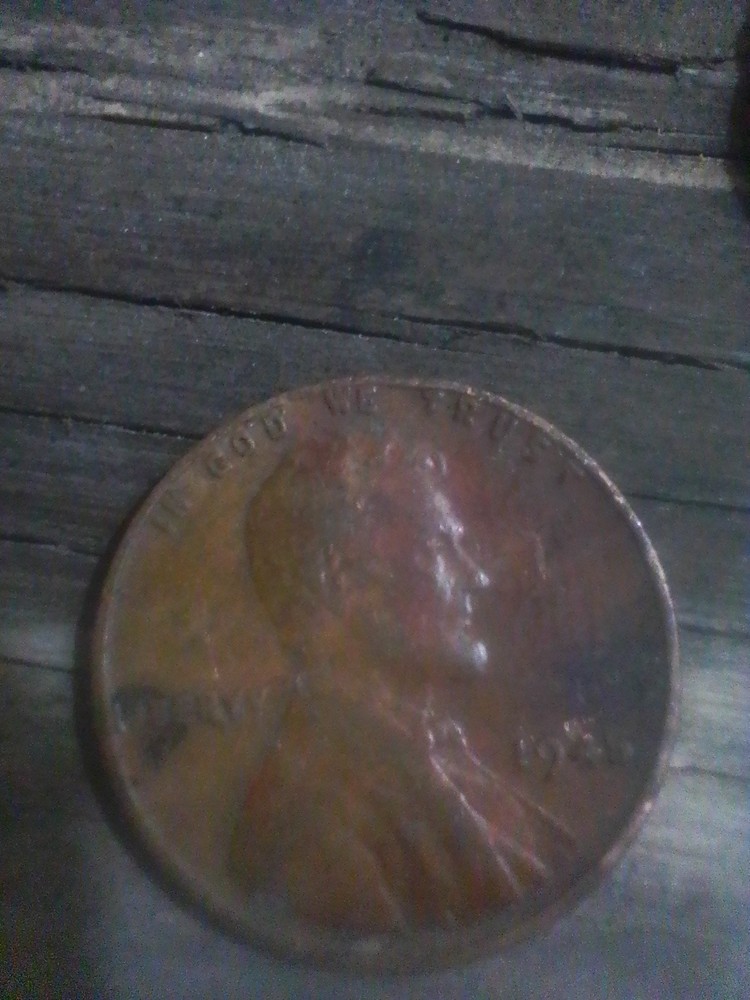 1945 Wheat Penny No Mint