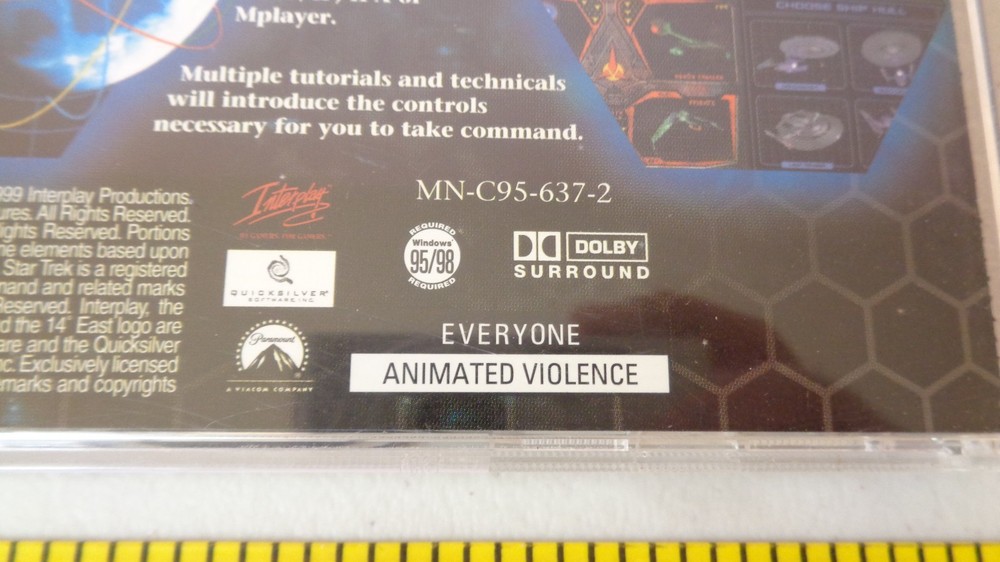 Star Trek Starfleet Command CD-ROM Computer Game 1999 Interplay